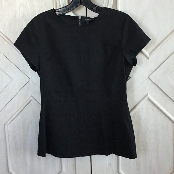 Theory Tops - Theory Carrian R Top Poplin NWT